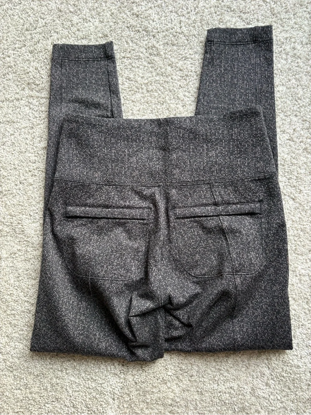 Athleta Delancey Charcoal Gray Ponte High-Rise Skinny Leggings